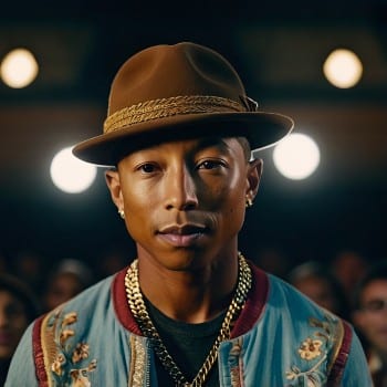 Pharrell Williams Youthful Appearance