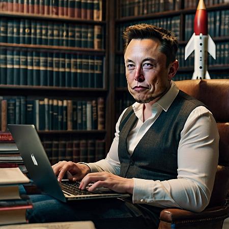 Elon Musk searching youtube videos