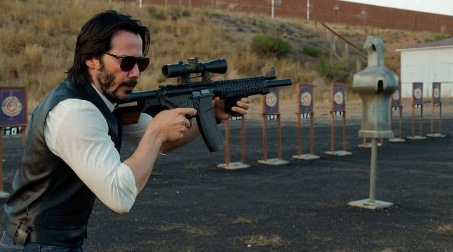 Keanu Reeves skillcrafting for John Wick