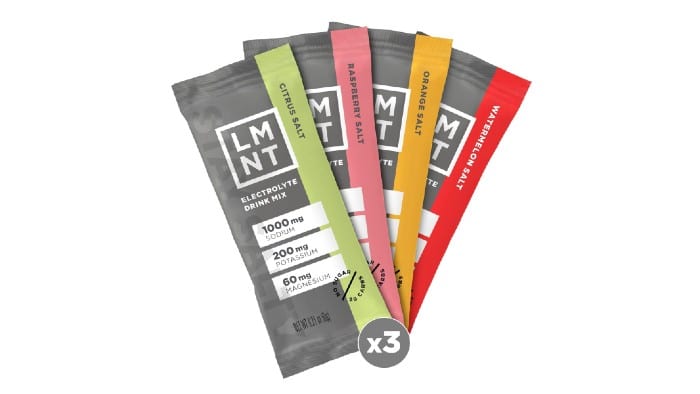 LMNT electrolytes for fasting