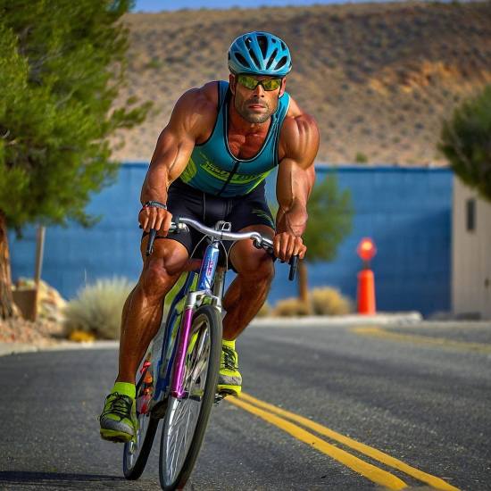 David Goggins Biking