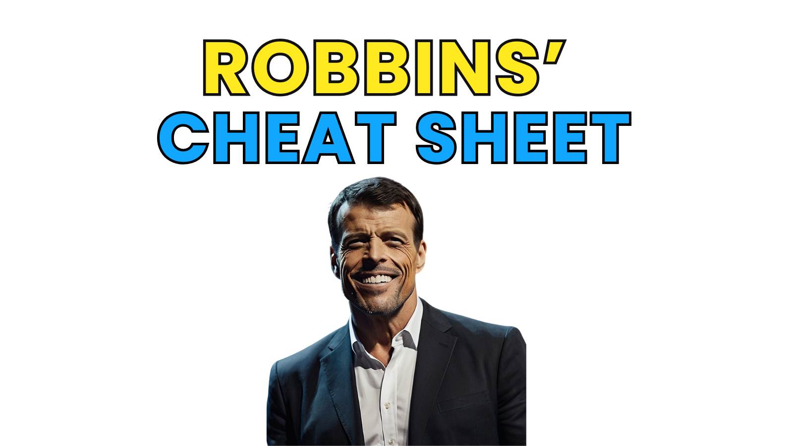 Tony Robbins Cheat Sheet Cover
