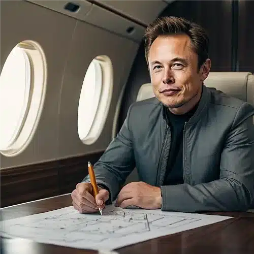 Elon musk working on private jet
